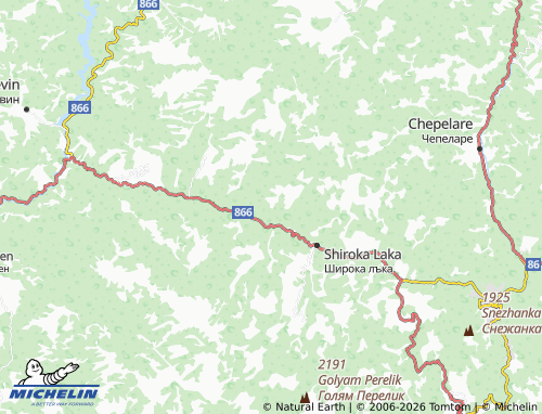 Mappa MICHELIN Slivovo - ViaMichelin