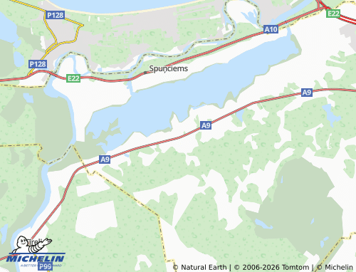 Mapa MICHELIN Trenči - ViaMichelin