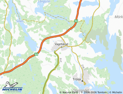 Mappa MICHELIN Vagnhärad - ViaMichelin