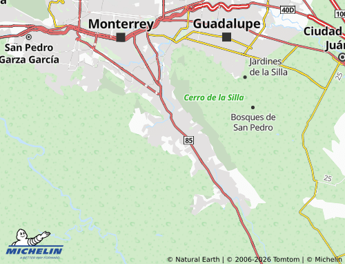Mapa MICHELIN Natura - ViaMichelin