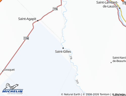 Kaart MICHELIN Saint-Gilles - ViaMichelin