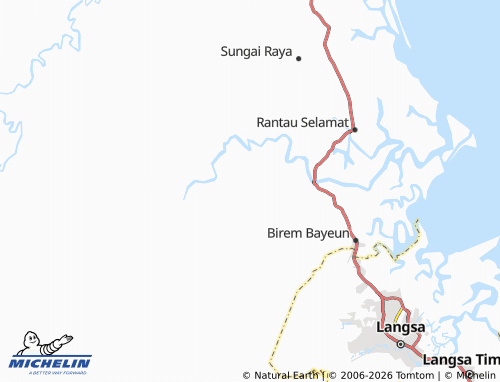 Mappa MICHELIN Alue Sentang - ViaMichelin