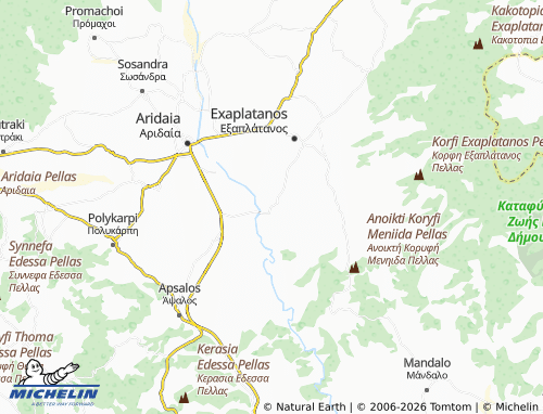 MICHELIN Chrysi map - ViaMichelin