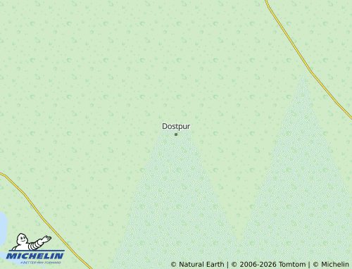 Mapa MICHELIN Dostpur - ViaMichelin
