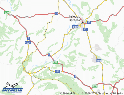 Carte MICHELIN Pudriya - ViaMichelin