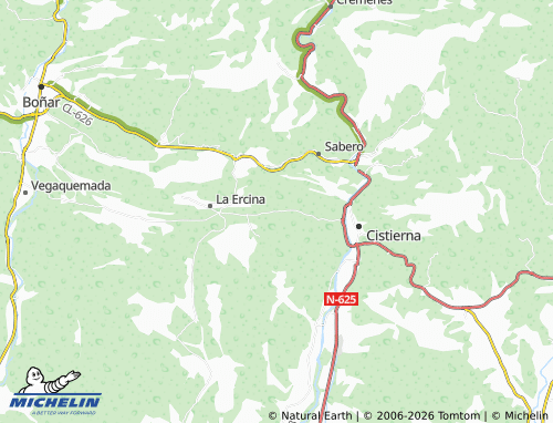 MICHELIN Yugueros map - ViaMichelin