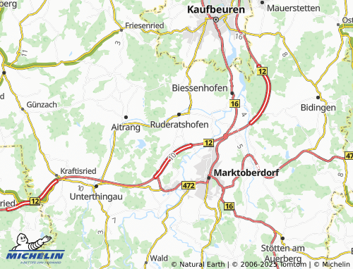 MICHELIN Immenhofen map - ViaMichelin