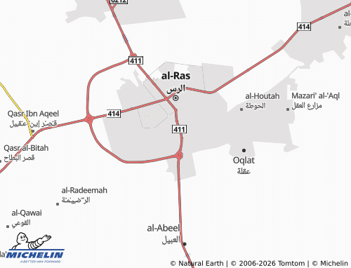 MICHELIN-Landkarte al-Nakheel - ViaMichelin