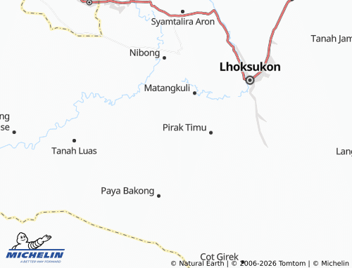 MICHELIN Paya Meudru map - ViaMichelin