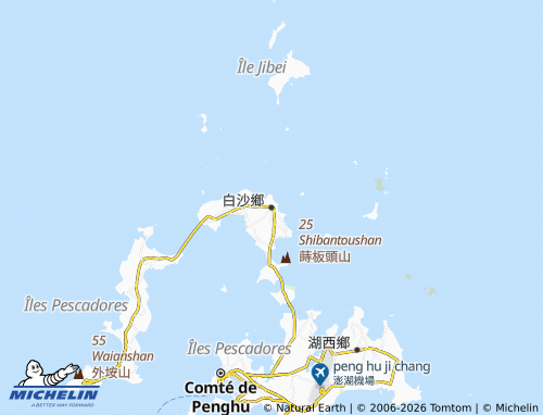 Mapa MICHELIN bai sha xiang - ViaMichelin