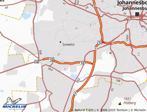 MICHELIN Eldorado Park Extension 7 map - ViaMichelin