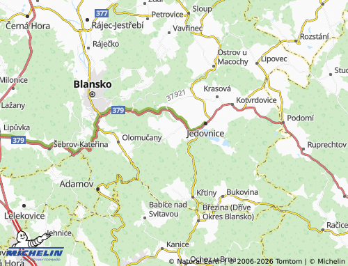 Mappa MICHELIN Rudice - ViaMichelin