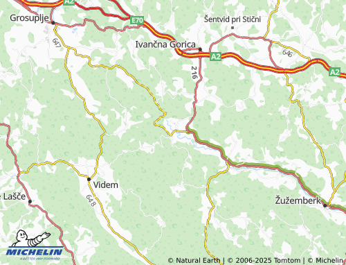 Mappa MICHELIN Krka - ViaMichelin