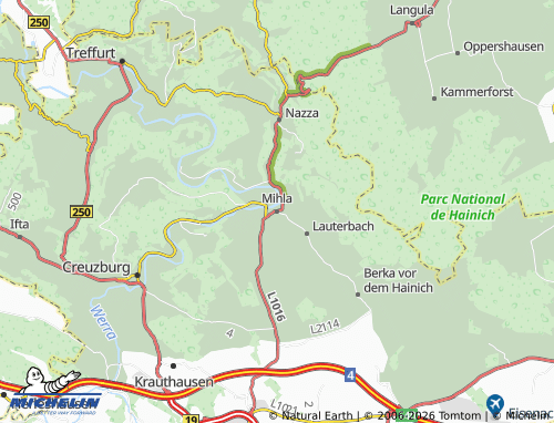 MICHELIN Mihla map - ViaMichelin