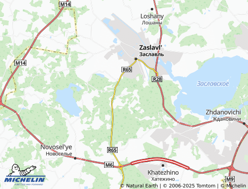 MICHELIN Volovshchina map - ViaMichelin