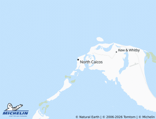 Mappa MICHELIN North Caicos - ViaMichelin