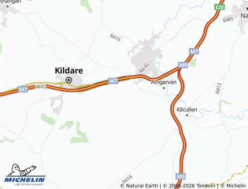 Mappa MICHELIN The Curragh - ViaMichelin