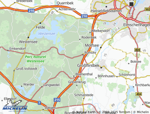 MICHELIN Bornhorst map - ViaMichelin