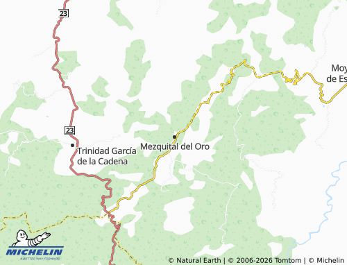 MICHELIN Tres Cuartillas map - ViaMichelin