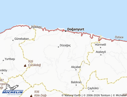 Mappa MICHELIN Başköy - ViaMichelin
