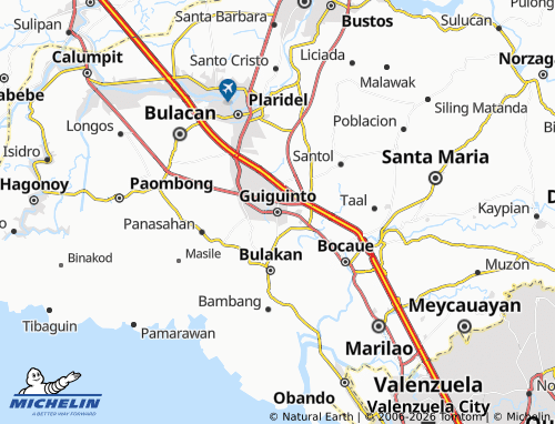 MICHELIN Guiguinto map - ViaMichelin