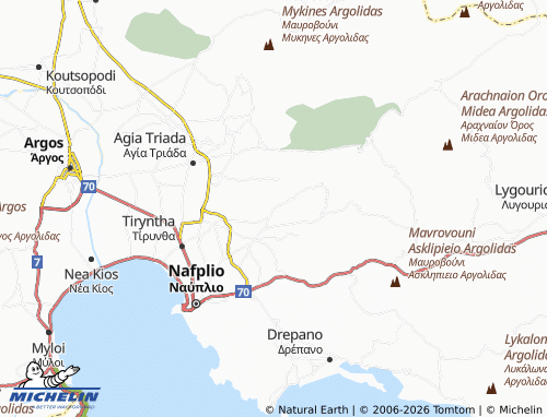 MICHELIN Neo Roeino map - ViaMichelin