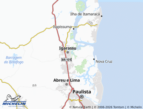 Mappa MICHELIN Santa Rita - ViaMichelin