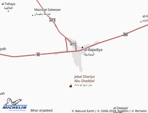 MICHELIN-Landkarte Musharrafah - ViaMichelin