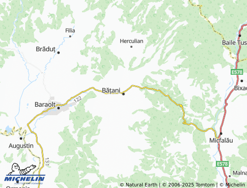 Mapa MICHELIN Bățani - ViaMichelin