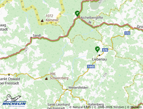 MICHELIN Schöneben map - ViaMichelin