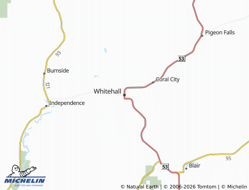 Mapa MICHELIN Whitehall - ViaMichelin