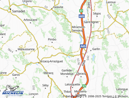 MICHELIN-Landkarte Lauret - ViaMichelin