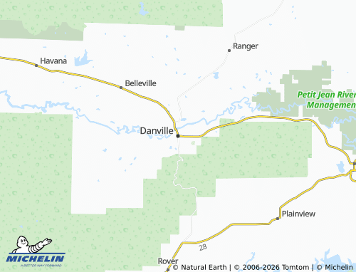 Mappa MICHELIN Danville - ViaMichelin