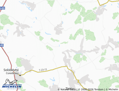 MICHELIN Kruti Brody map - ViaMichelin