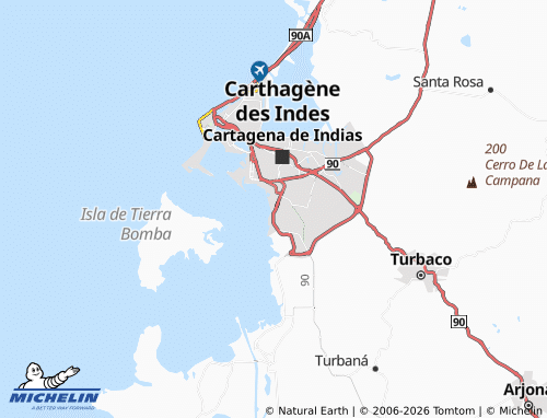 Carte MICHELIN Albornoz - ViaMichelin