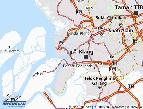 MICHELIN-Landkarte Kawasan 13 - ViaMichelin