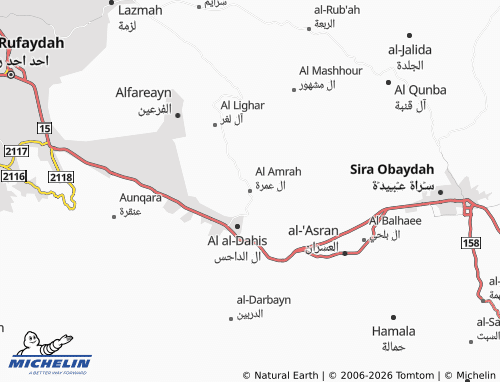 MICHELIN-Landkarte Al Amrah - ViaMichelin