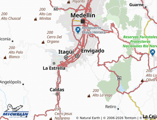 Mappa MICHELIN El Dorado - ViaMichelin
