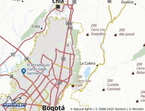 MICHELIN Santa Teresa map - ViaMichelin