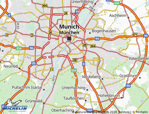 MICHELIN Obergiesing map - ViaMichelin