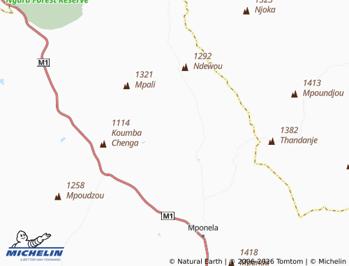 Mapa MICHELIN Kapondo - ViaMichelin