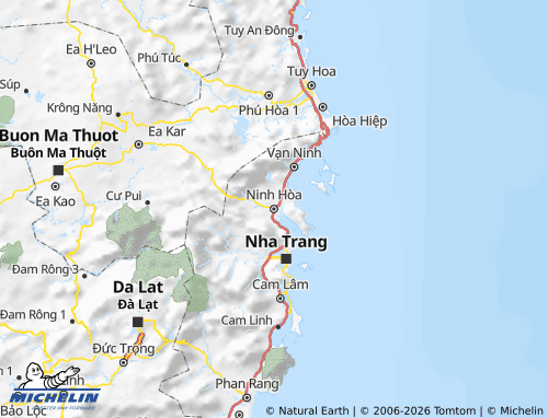 MICHELIN-Landkarte Ninh Hòa - ViaMichelin