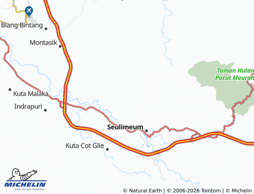 MICHELIN Barih Lhok map - ViaMichelin