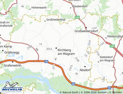 MICHELIN Mitterstockstall map - ViaMichelin