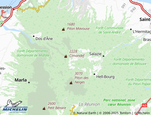 Mappa MICHELIN Grand Îlet - ViaMichelin