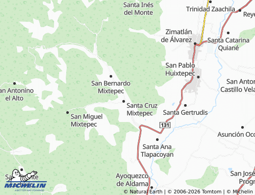 Mappa MICHELIN Jacarandas - ViaMichelin