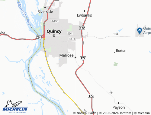 Mappa MICHELIN Melrose - ViaMichelin
