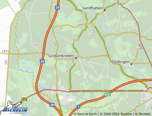 MICHELIN Großenkneten map - ViaMichelin