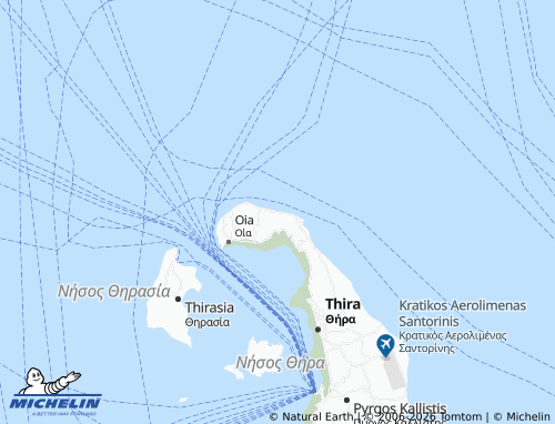 MICHELIN Paradeisos map - ViaMichelin
