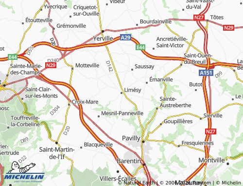 Mapa MICHELIN Limésy - ViaMichelin